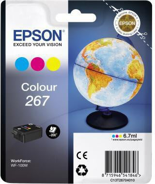 Tintenpatrone Epson Originalzubehör 267 ca 200 Seiten mehrfarbig 67ml EPSON