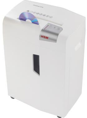 Aktenvernichter HSM® shredstar X15 P-4 Papier Heftklammern Büroklammern Kreditkarten CDs/DVDs Partikelschnitt – Ansicht 3