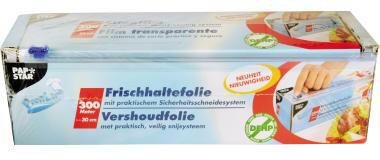 Frischhaltefolie PAPSTAR 30 cm x 300 m (B x L) 75µm PVC PAPSTAR 30 cm x 300 m (B x L) 75µm PVC PAPSTAR