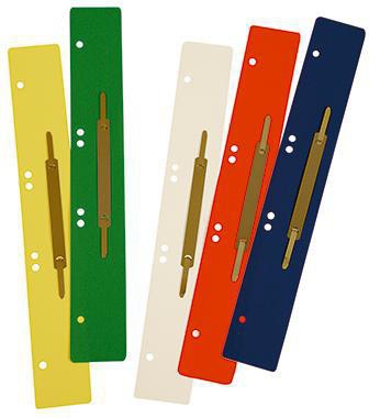Heftstreifen Soennecken 45 x 31 cm (B x H) Polypropylen je 25 x weiß gelb rot blau grün 125 St/Pack SOENNECKEN