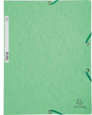 Sammelmappe Exacompta DIN A4 400g/m² Colorspankarton hellgrün EXACOMPTA