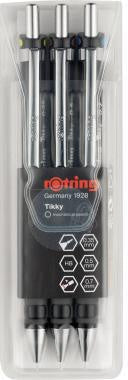 Druckbleistift rotring Tikky 035 mm 05 mm 07mm HB schwarz ROTRING