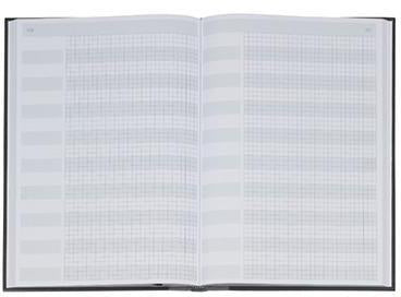Geschäftsbuch König & Ebhardt DIN A4 kariert schwarz 96 Bl KÖNIG & EBHARDT