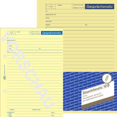 Gesprächsnotiz Avery Zweckform DIN A5 50 Bl Avery Zweckform DIN A5 50 Bl AVERY ZWECKFORM