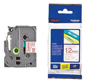 Schriftbandkassette Brother P-touch TZe-232 12 mm x 8 m (B x L) weiß rot BROTHER