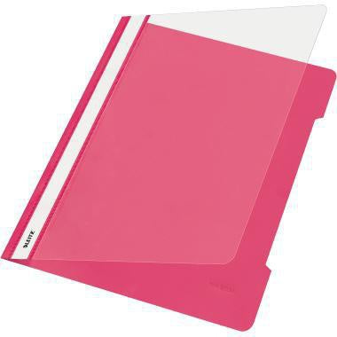 Schnellhefter Leitz DIN A4 Polypropylenfolie pink Leitz DIN A4 Polypropylenfolie pink LEITZ