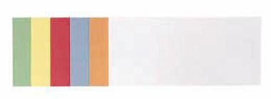Moderationskarte FRANKEN 205 x 95 cm (B x H) 130g/m² Altpapier 100 % recycelt farbig sortiert 500 St/Pack FRANKEN