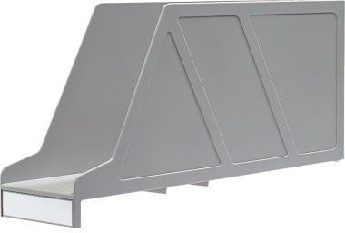 Stehsammler Leitz OrgaClass® 97 x 178 x 335 cm (B x H x T) DIN A4 quer Werkstoff: Polystyrol grau LEITZ