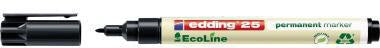 Permanentmarker edding 25 EcoLine 1mm schwarz edding 25 EcoLine 1mm schwarz EDDING