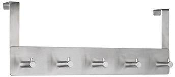 Türgarderobe ALCO 35 x 75 x 135 cm (B x H x T) Edelstahl gebürstet silber ALCO