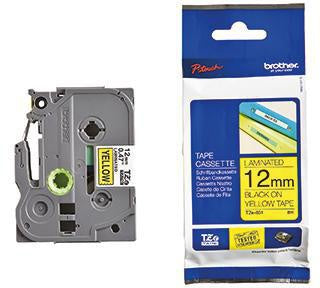 Schriftbandkassette Brother P-touch TZe-631 12 mm x 8 m (B x L) gelb schwarz BROTHER