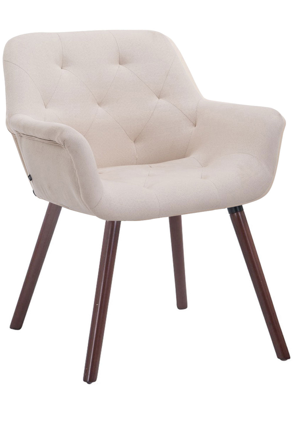 Besucherstuhl Cassidy Stoff walnuss – Ansicht 4