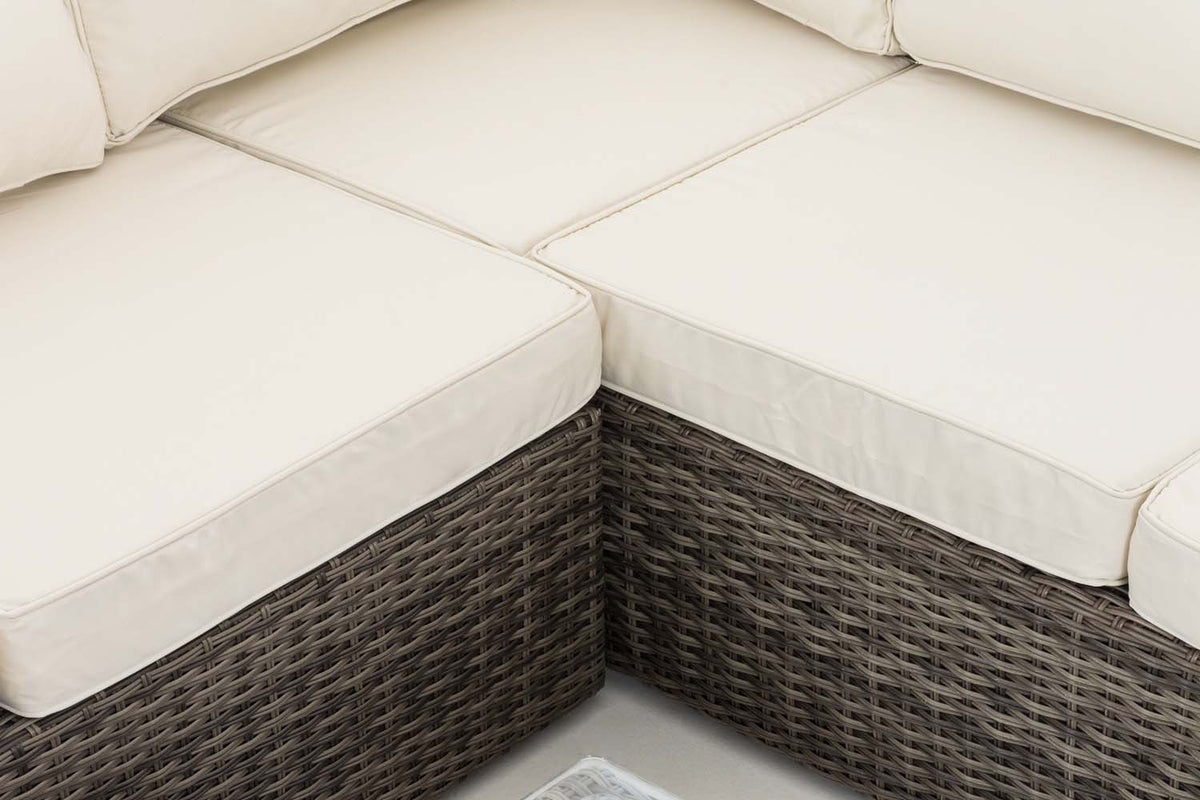 Ecksofa-Garnitur Liberi 5mm Cremeweiß – Ansicht 6