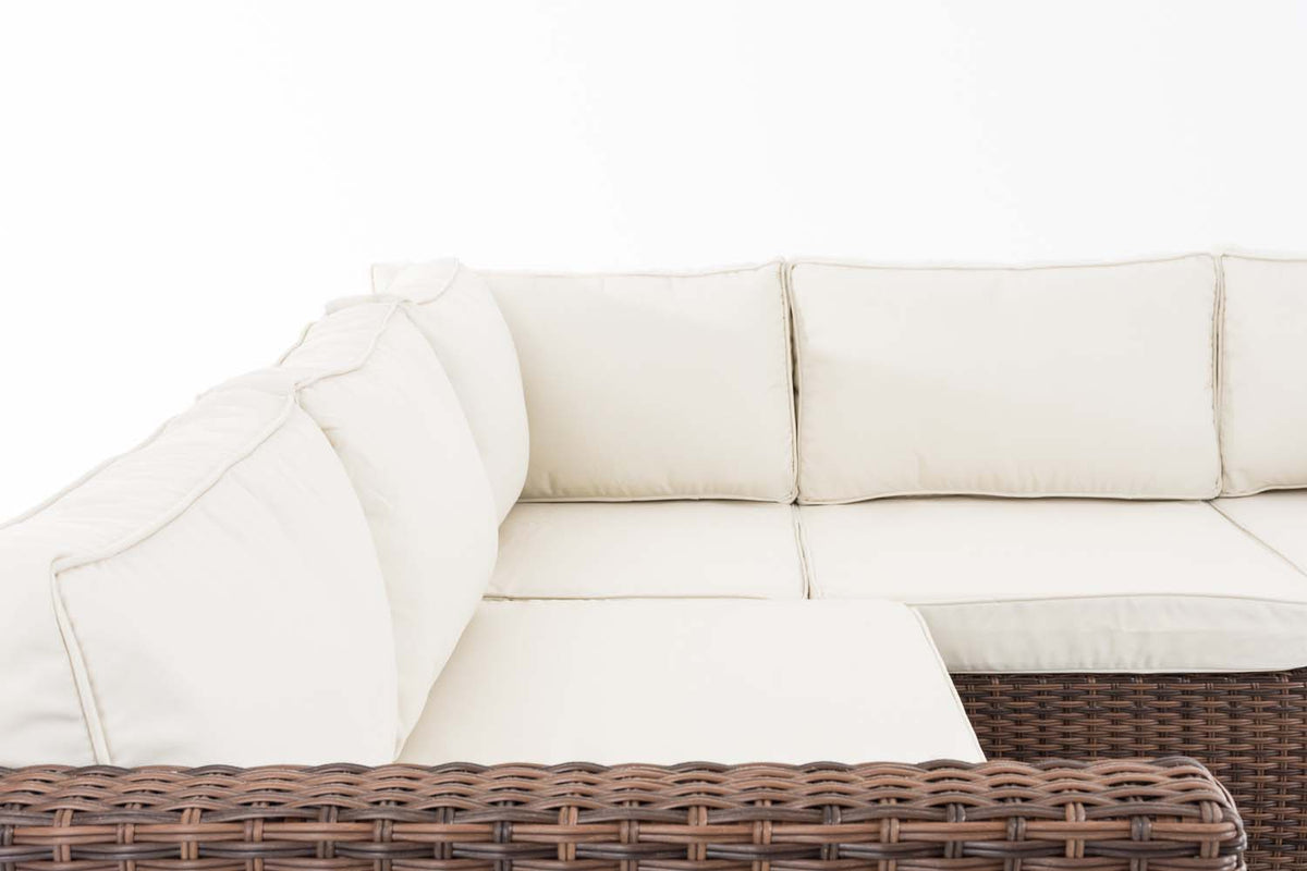 Ecksofa-Garnitur Liberi 5mm Cremeweiß – Ansicht 11
