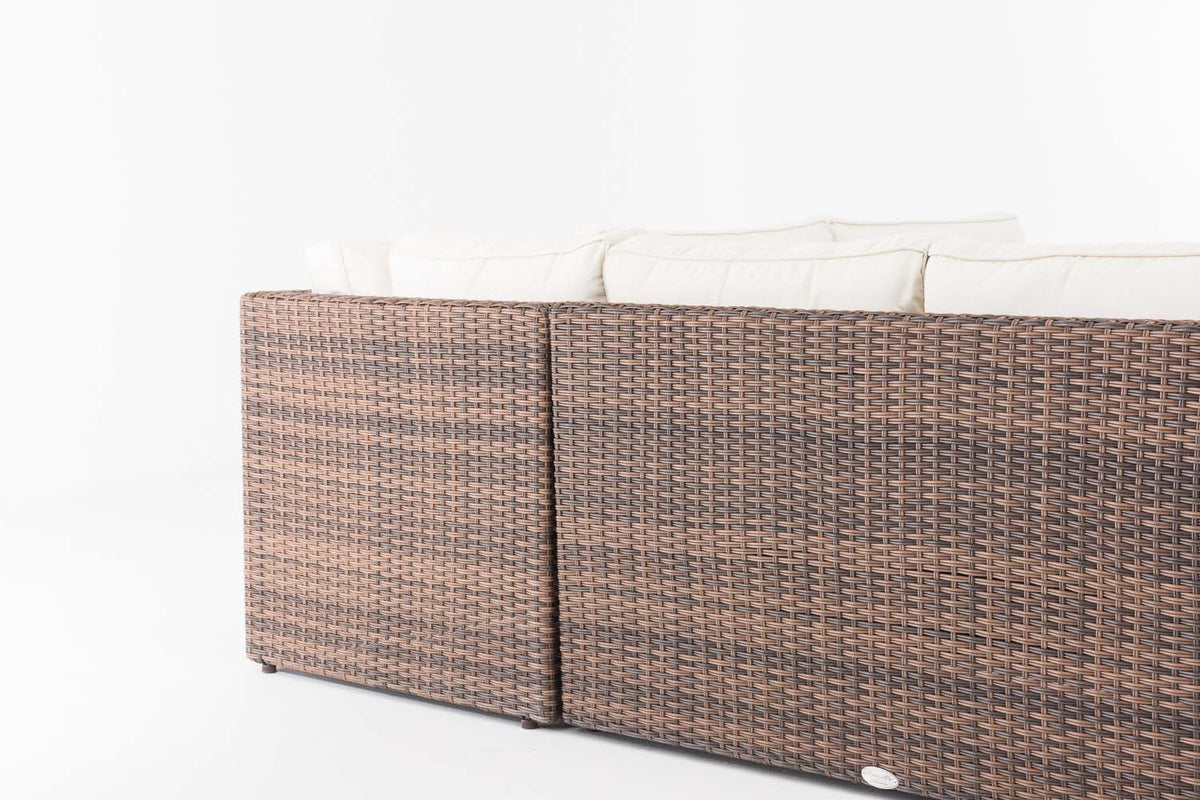 Ecksofa-Garnitur Liberi 5mm Cremeweiß – Ansicht 14