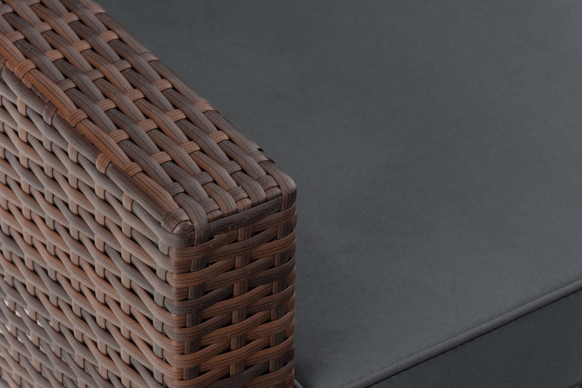 Eckgarnitur Sierra Flachrattan eisengrau – Ansicht 7