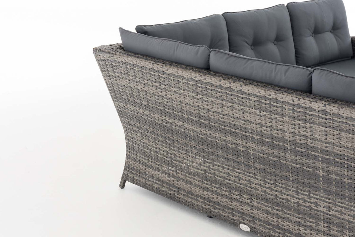 Eckgarnitur Sierra Flachrattan eisengrau – Ansicht 12