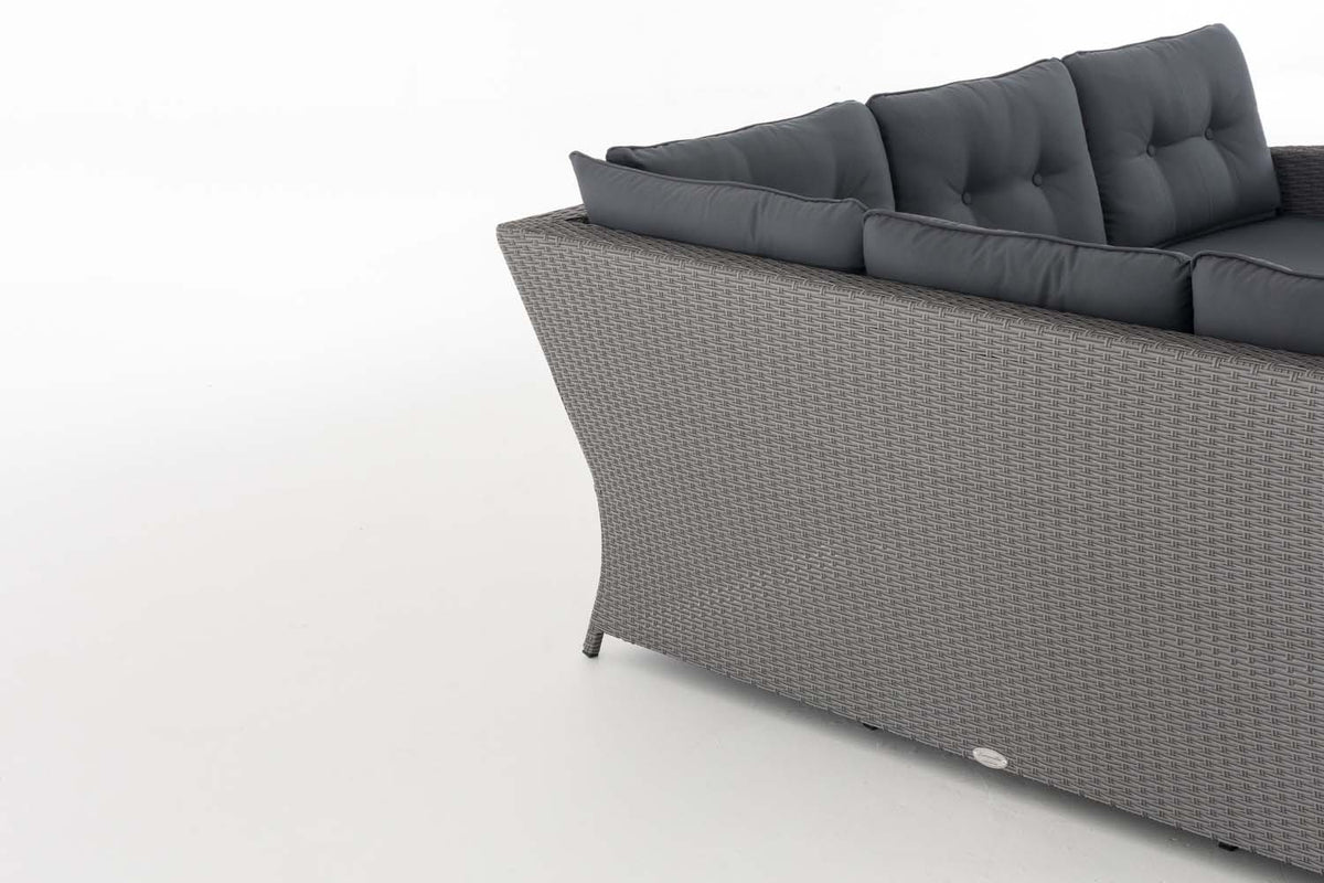 Eckgarnitur Sierra Flachrattan eisengrau – Ansicht 20