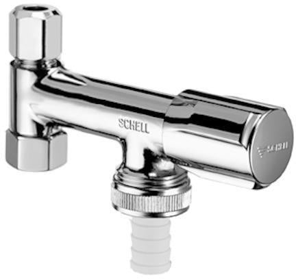 SCHELL Geräteventil COMFORT chrom für Eckventile 3/8Zoll SCHELL