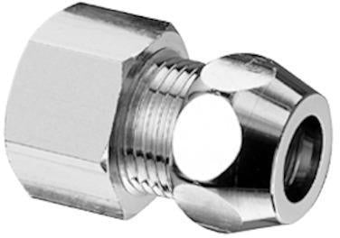 SCHELL Gerade-Verschraubung mit Innengewinde chrom 1/2Zollx3/8Zollx SCHELL