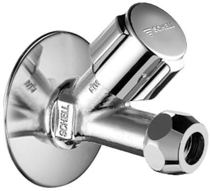 SCHELL Schrägsitzventil COMFORT kurze Bauform 1/2Zollx3/8Zoll chrom SCHELL