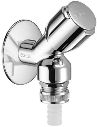 SCHELL Geräteschrägsitzventil COMFORT chrom mit RFV und RB 1/2Zoll SCHELL