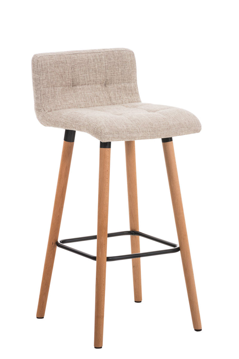 2er Set Barhocker Lincoln Stoff natura – Ansicht 2