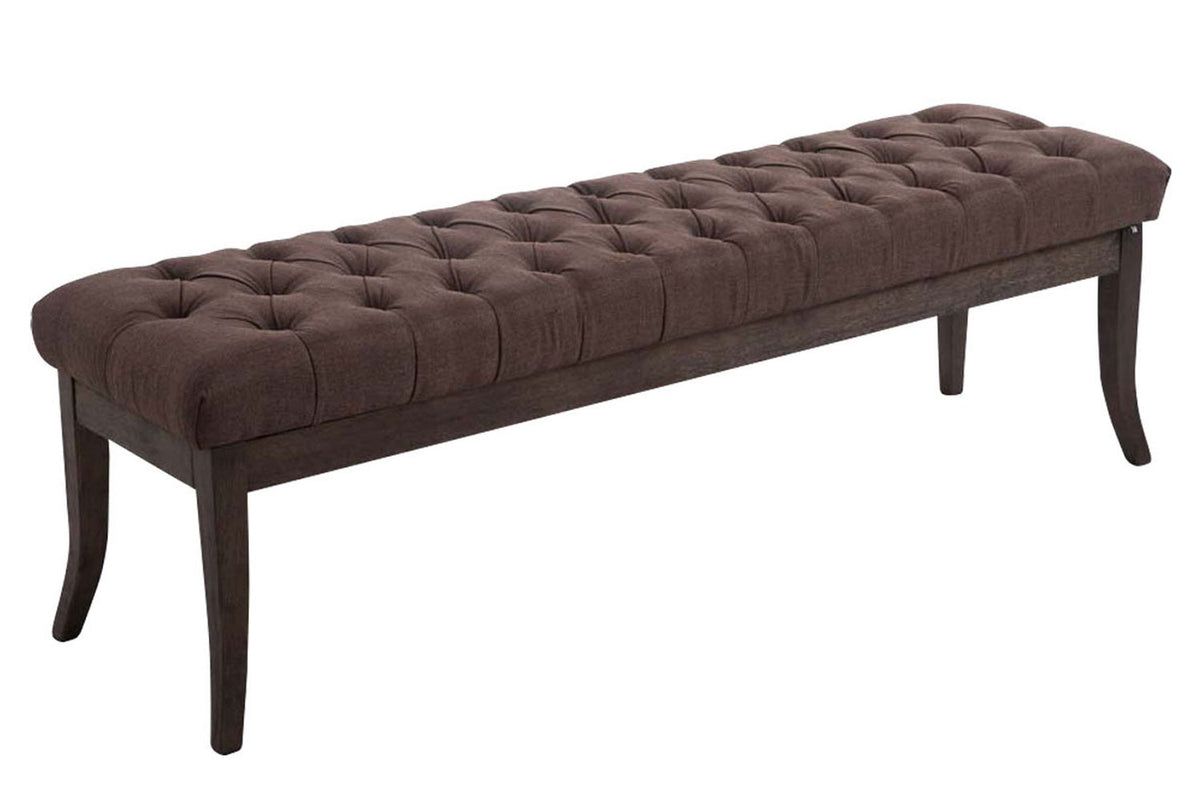 Sitzbank Ramses Stoff antik-dunkel 150