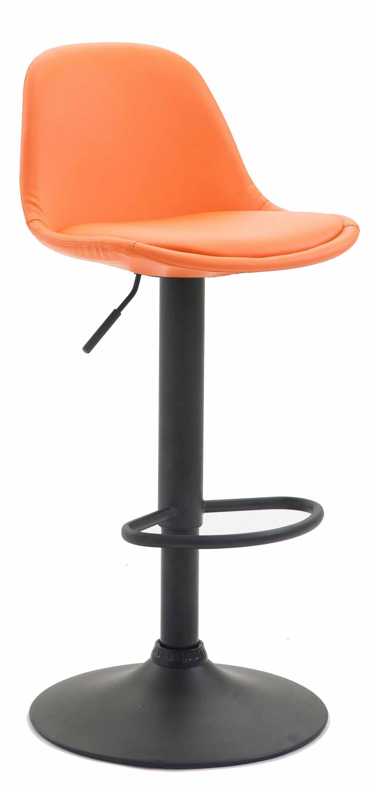 Barhocker Kiel Vollgepolstert Kunstleder schwarz – Ansicht 19