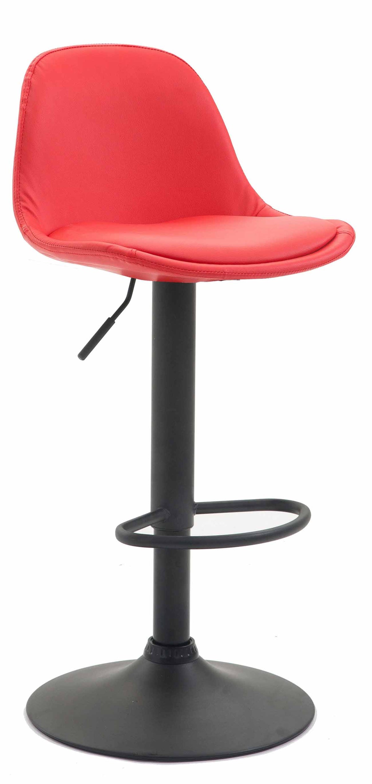 Barhocker Kiel Vollgepolstert Kunstleder schwarz – Ansicht 10