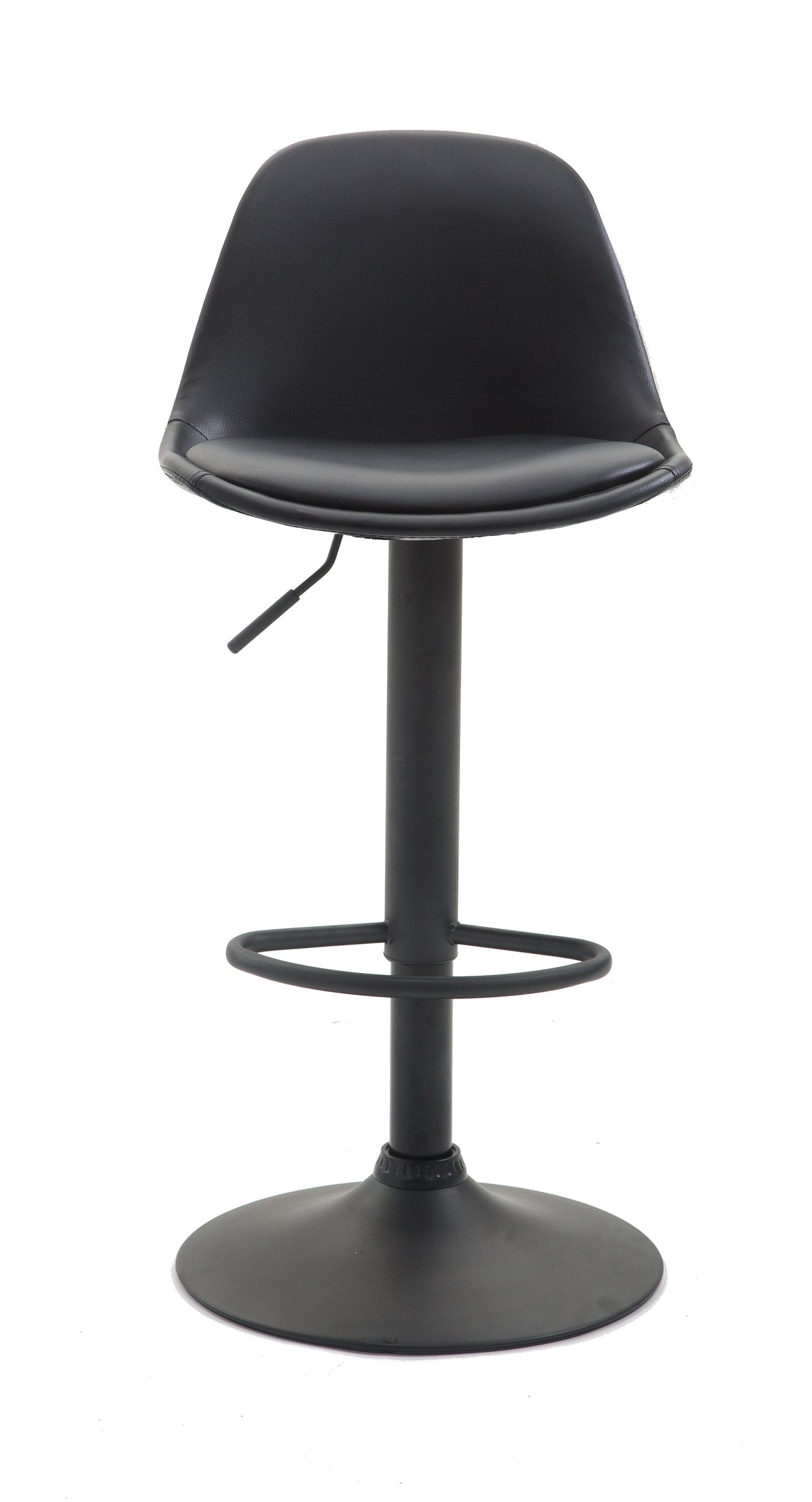 Barhocker Kiel Vollgepolstert Kunstleder schwarz – Ansicht 14