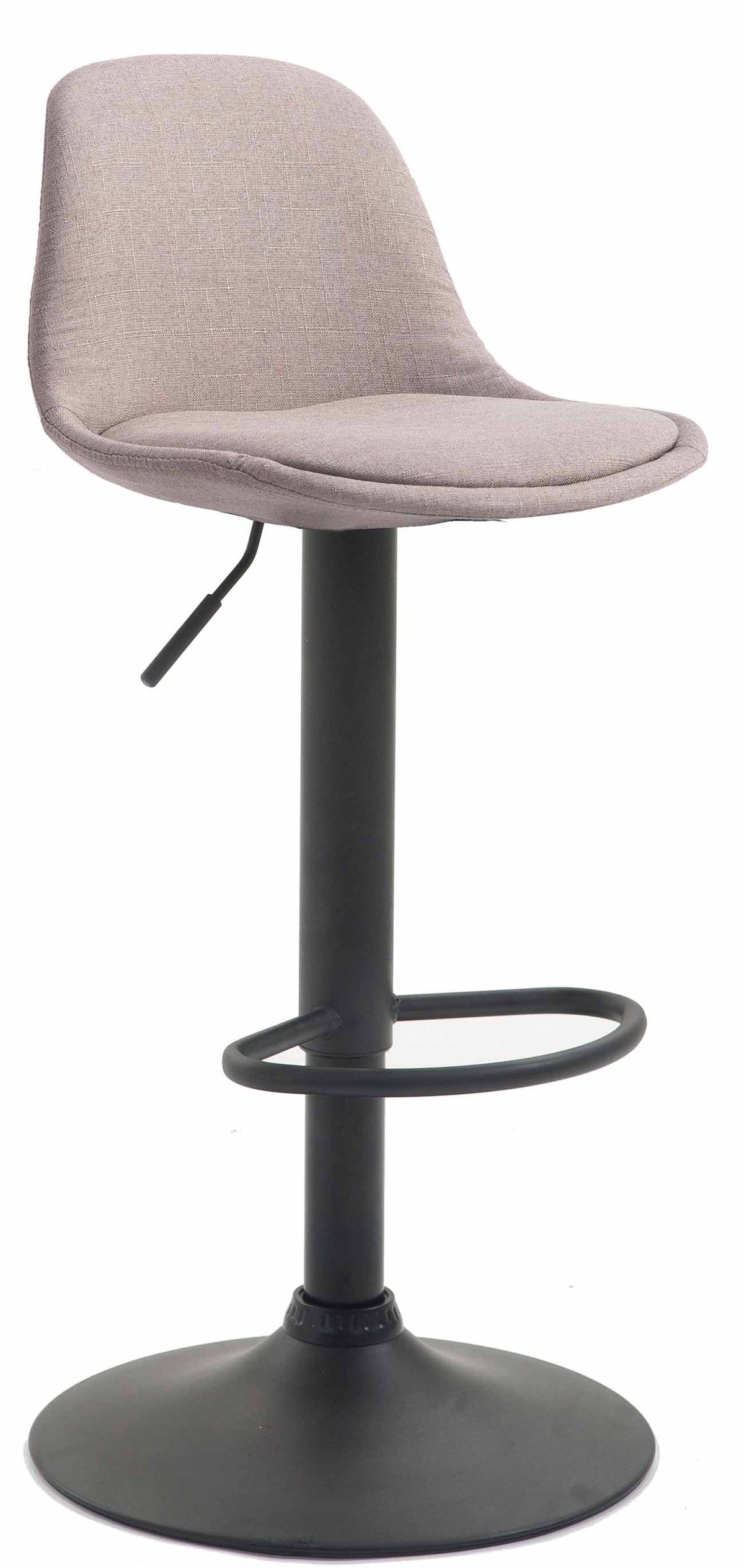 Barhocker Kiel Stoff schwarz – Ansicht 4