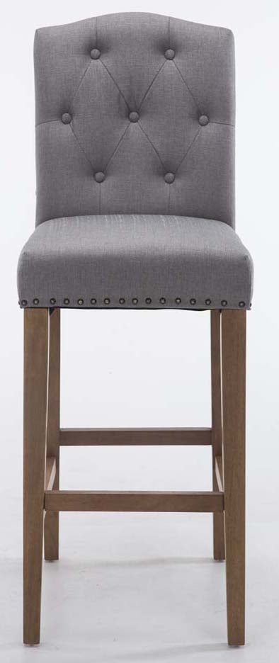 2er Set Barhocker Louise Stoff antik-hell – Ansicht 17