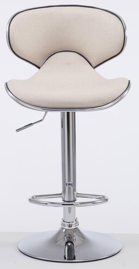 2er Set Barhocker Las Vegas V2 Stoff chrom – Ansicht 2
