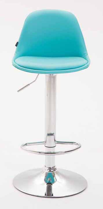2er Set Barhocker Kiel Vollgepolstert Kunstleder chrom – Ansicht 10