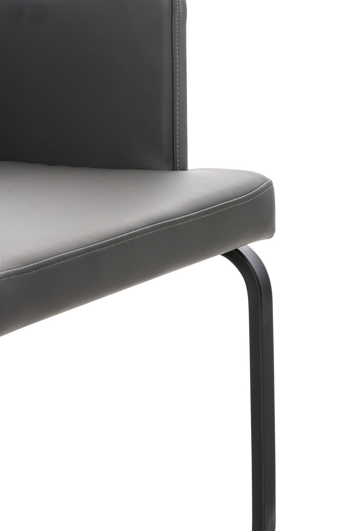 Stuhl Aberford Kunstleder schwarz – Ansicht 10