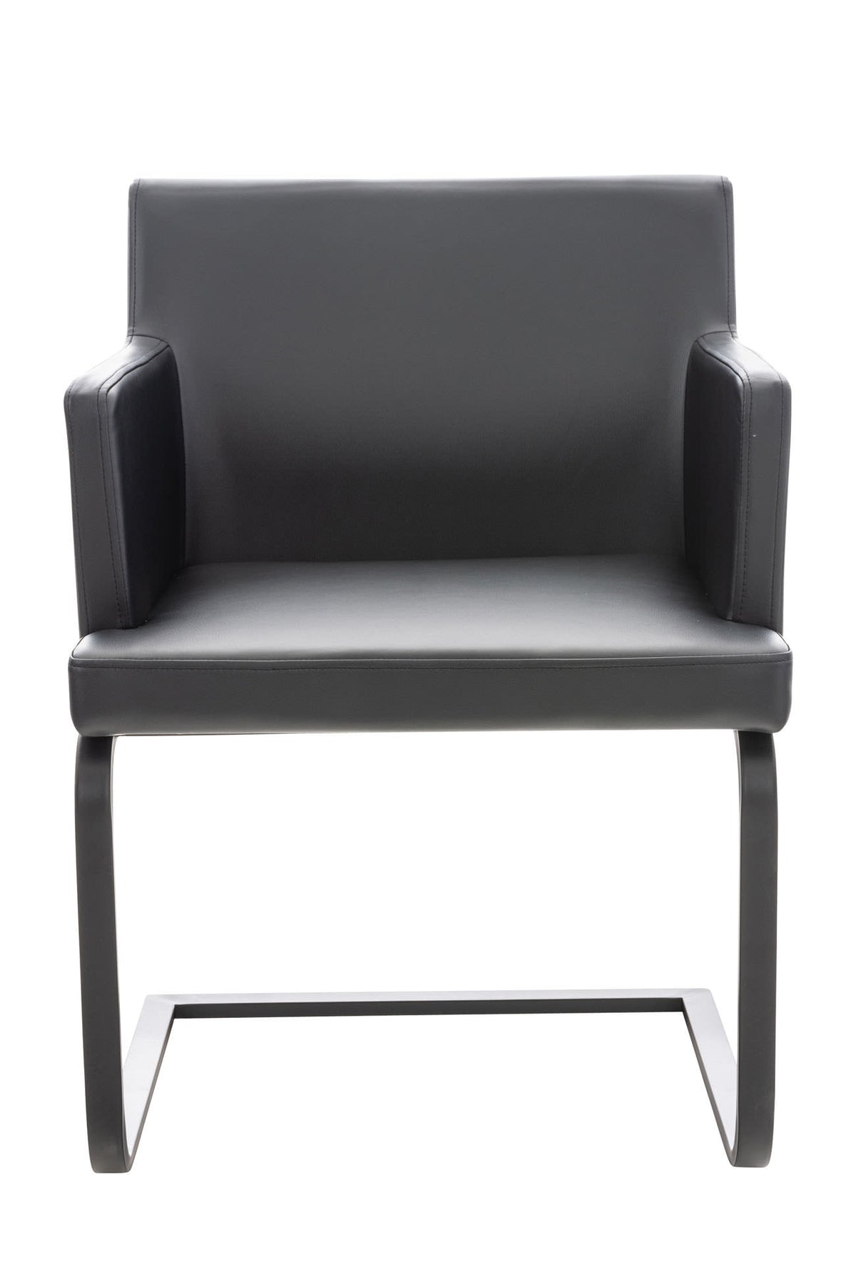 Stuhl Aberford Kunstleder schwarz – Ansicht 12