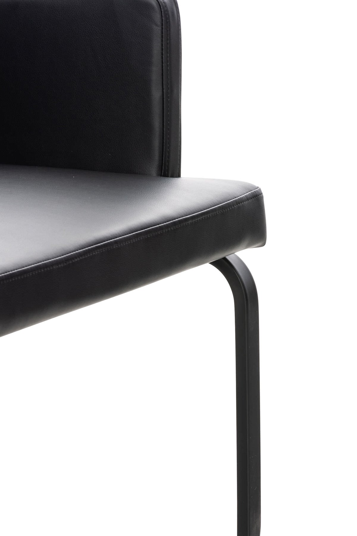 Stuhl Aberford Kunstleder schwarz – Ansicht 15