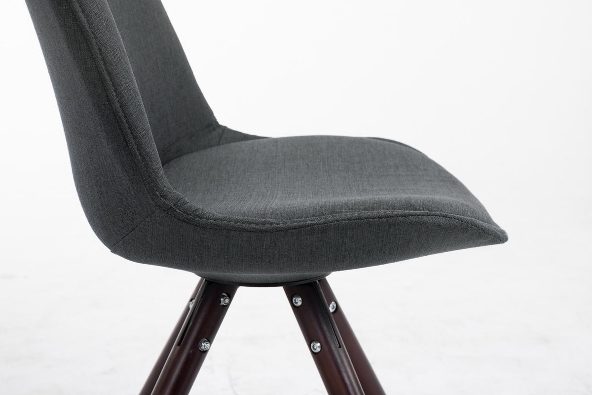 Besucherstuhl Toulouse Stoff Cappuccino Rund – Ansicht 13