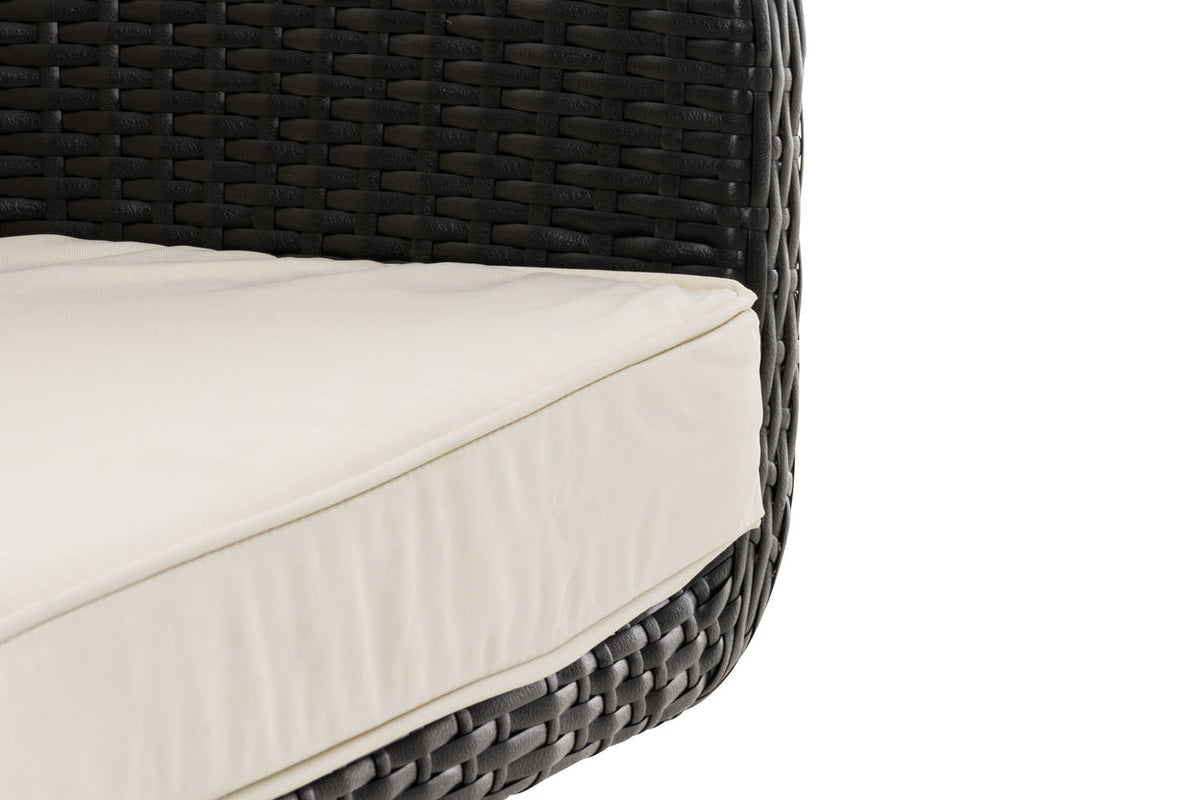 Sessel Ameland Flach cremeweiß 45 cm (Dunkelgrau) – Ansicht 6