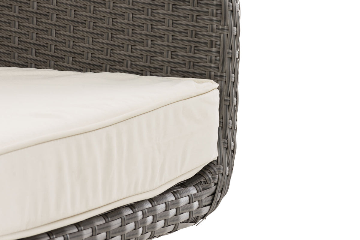 Sessel Ameland Flach cremeweiß 45 cm (Dunkelgrau) – Ansicht 12