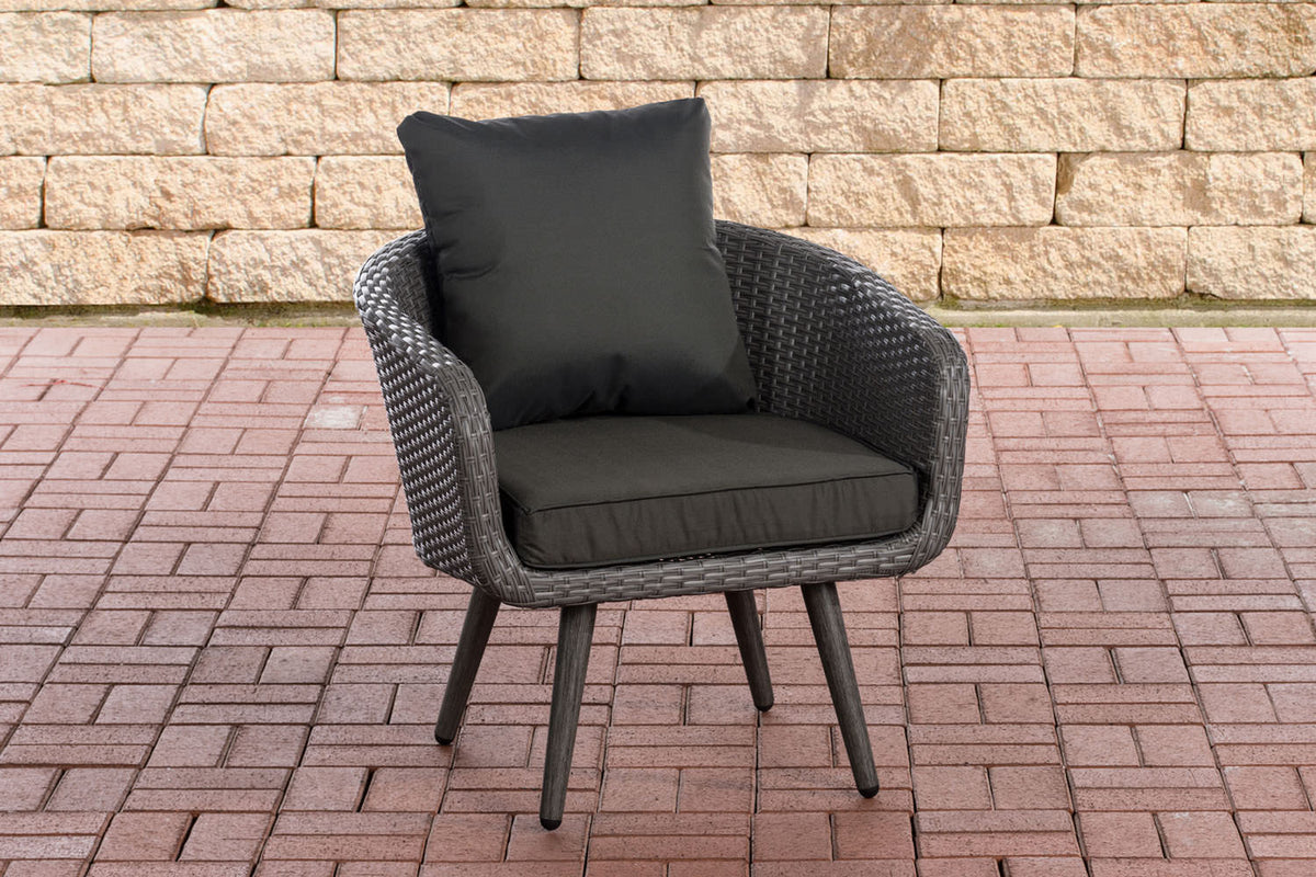 Sessel Ameland Flach anthrazit 45 cm (Dunkelgrau) – Ansicht 7