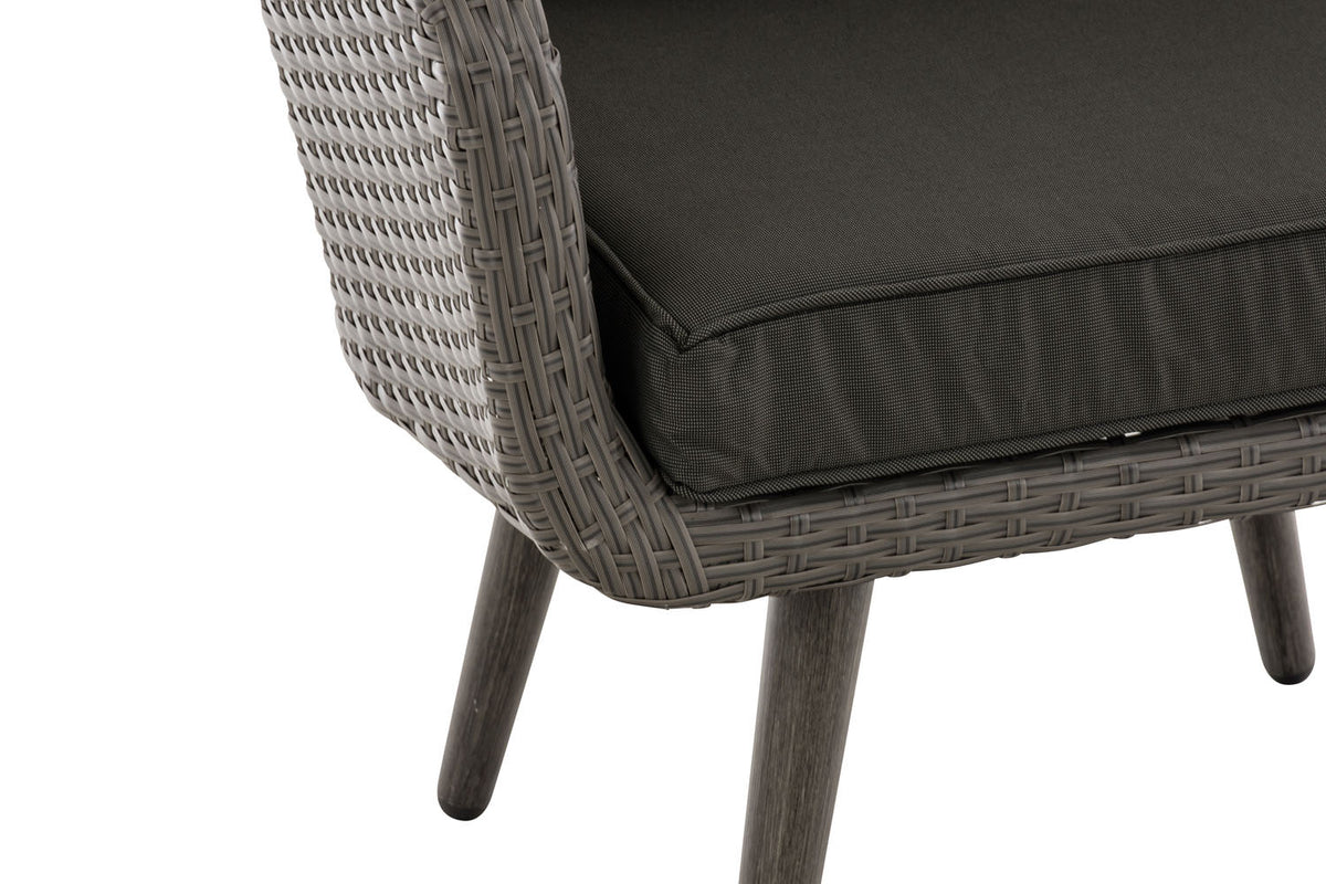 Sessel Ameland Flach anthrazit 45 cm (Dunkelgrau) – Ansicht 11