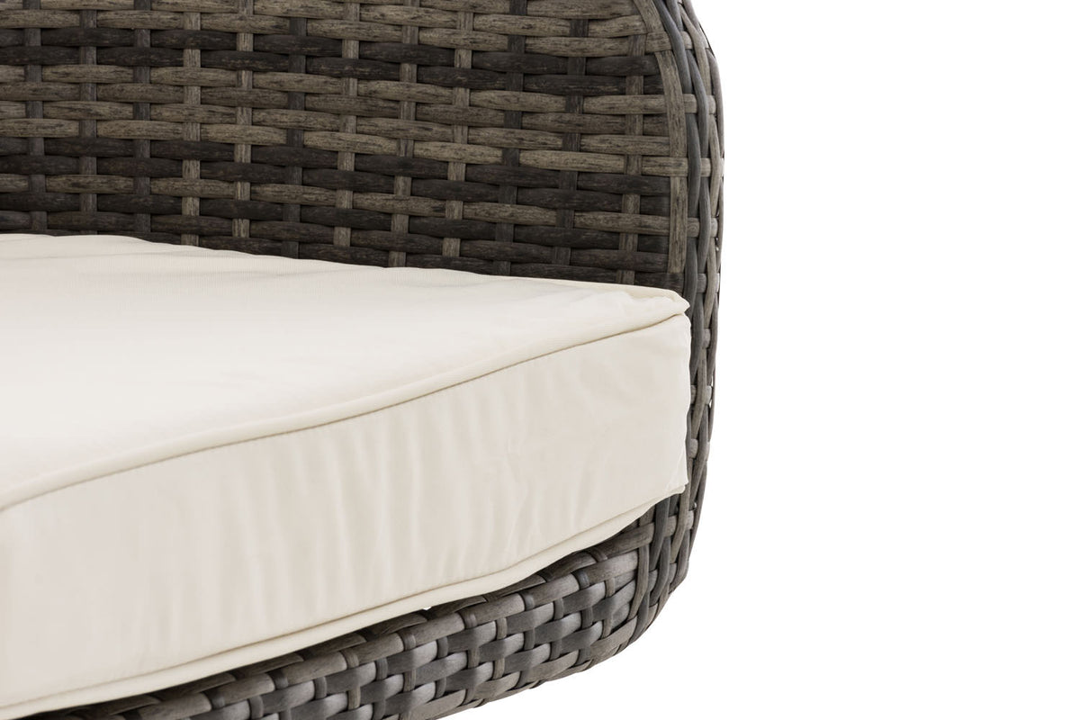 Sessel Ameland Flach cremeweiß 45 cm (Dunkelgrau) – Ansicht 18