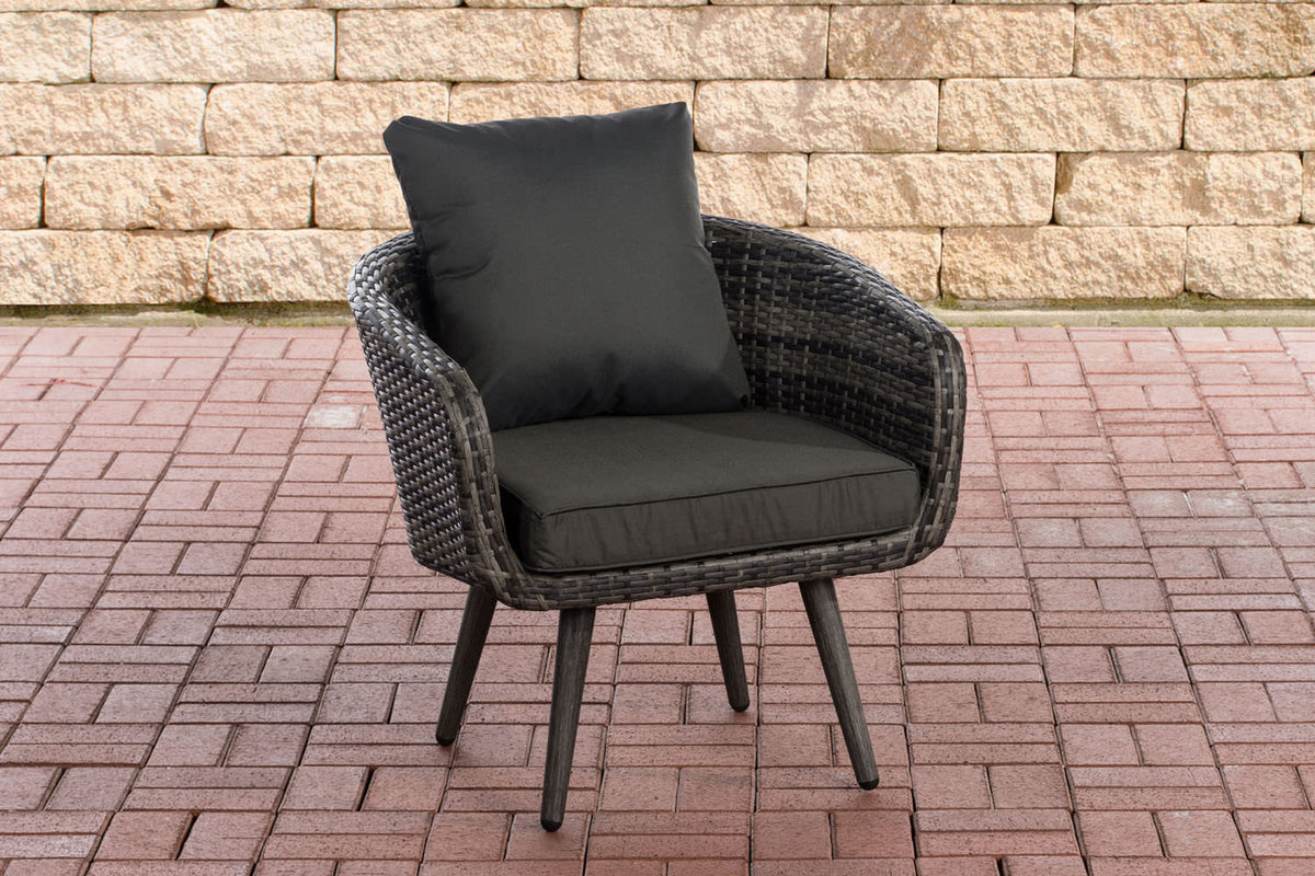 Sessel Ameland Flach anthrazit 45 cm (Dunkelgrau) – Ansicht 13