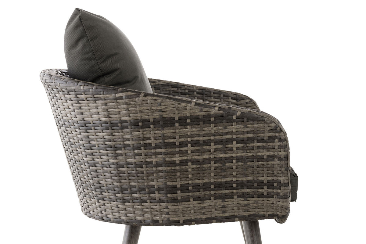 Sessel Ameland Flach anthrazit 45 cm (Dunkelgrau) – Ansicht 15