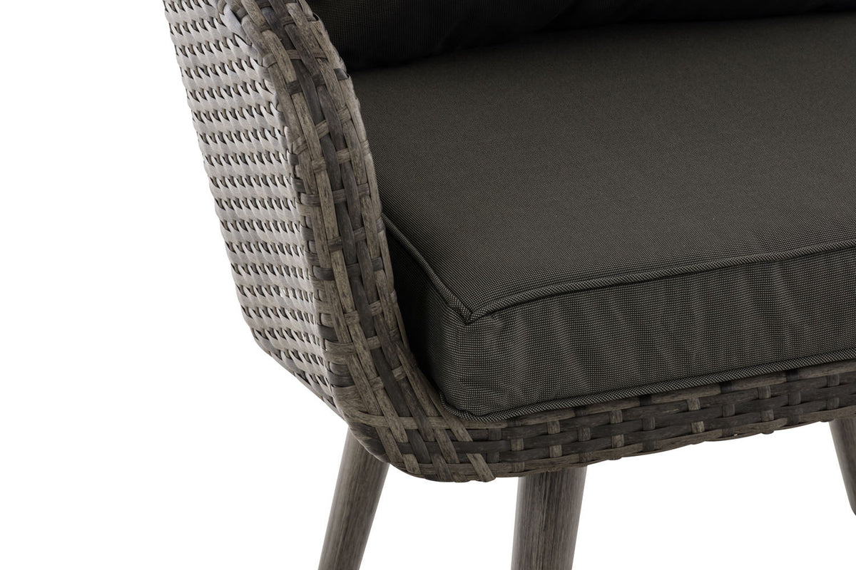 Sessel Ameland Flach anthrazit 45 cm (Dunkelgrau) – Ansicht 17