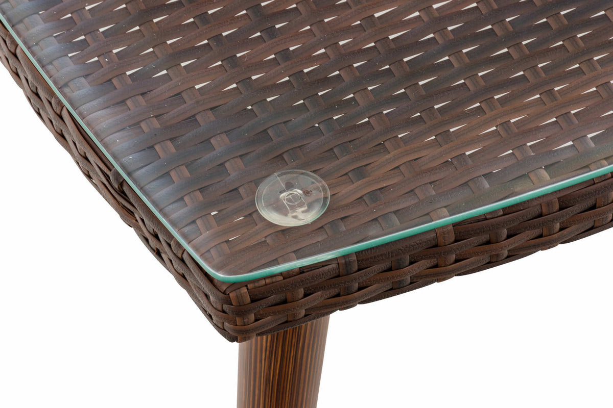 Tisch Ameland Flachrattan 35 cm – Ansicht 14