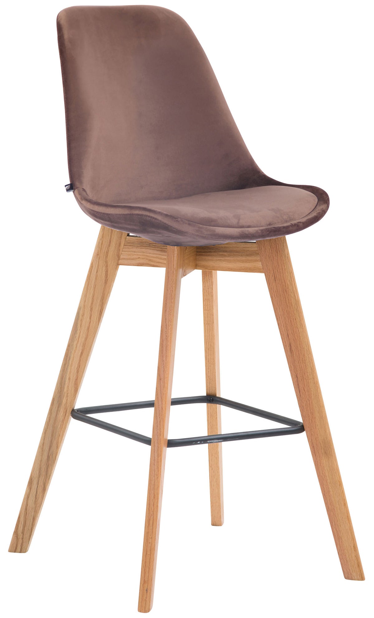 Barhocker Metz Samt natura – Ansicht 4