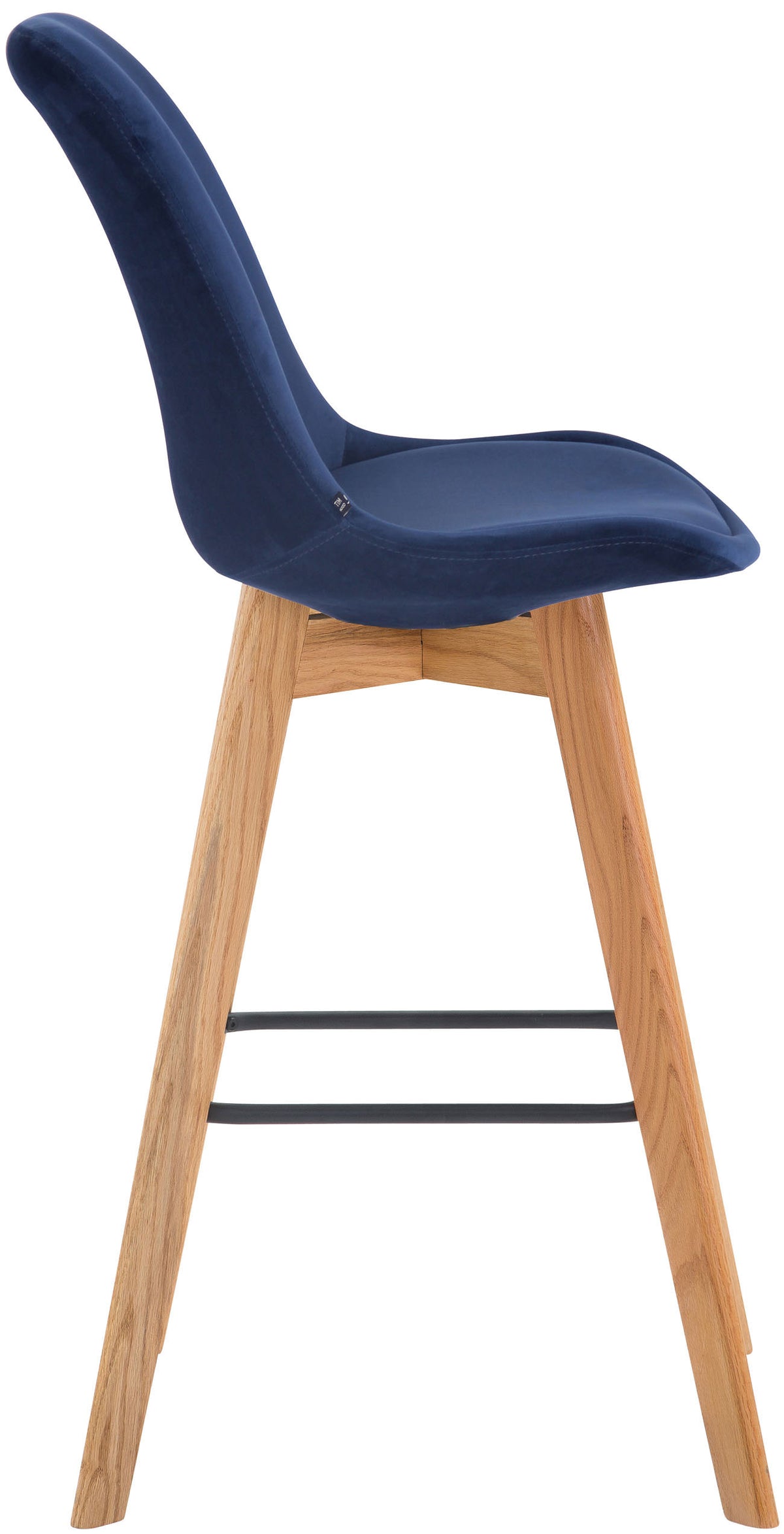 2er Set Barhocker Metz Samt natura – Ansicht 3